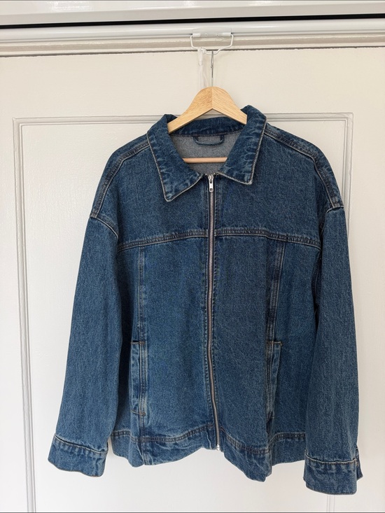 Princess Polly Jackets & Blazers - Denim Bomber Zip Up Jacket